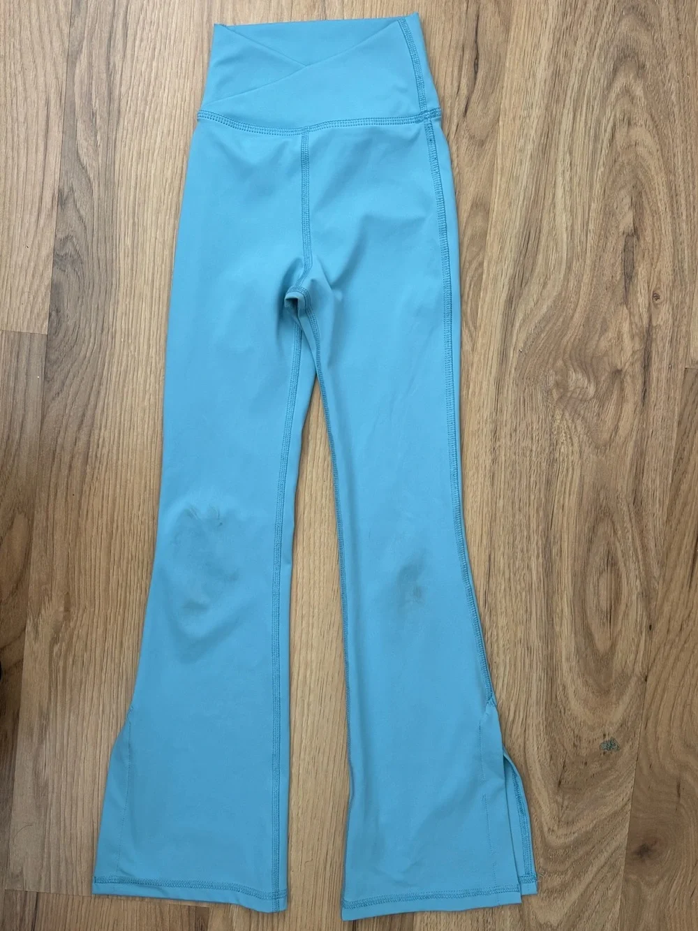 Tiger Friday Light Blue Flared Leggings